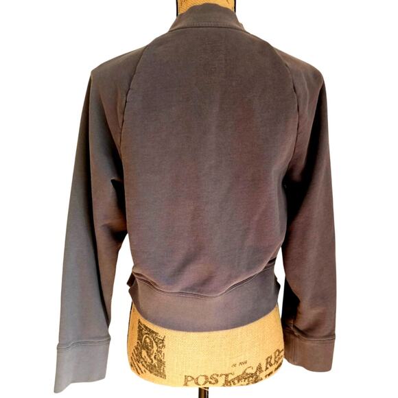 On Cloud Sweatshirt Gray Blue Running Crew Neck Athletic Side Zippers, Sz XS - Picture 2 of 6